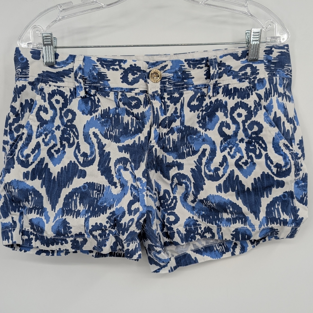Lilly Pulitzer Shorts The Callahan Navy White sz 8